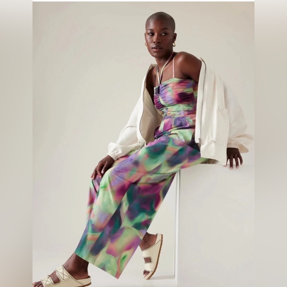 NWT Athleta + Keys Enlighten Up Jumpsuit Size 4. … - image 3